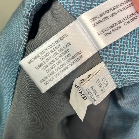 NWT Annika Skort Cutter & Buck Gray Teal Golf Tennis Pickle Ball Skirt Skort 8 - Picture 9 of 10